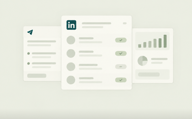 Intent-based LinkedIn outreach workflow preview